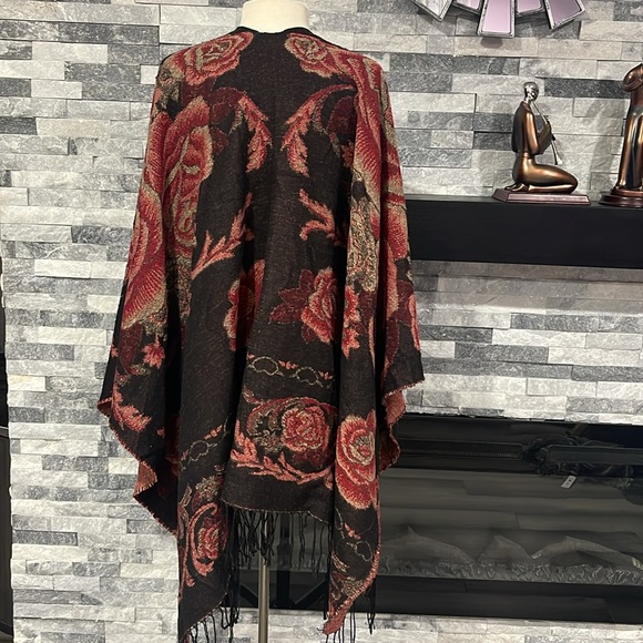 Karma Women's Sweater Poncho One size - Picture 4 of 8